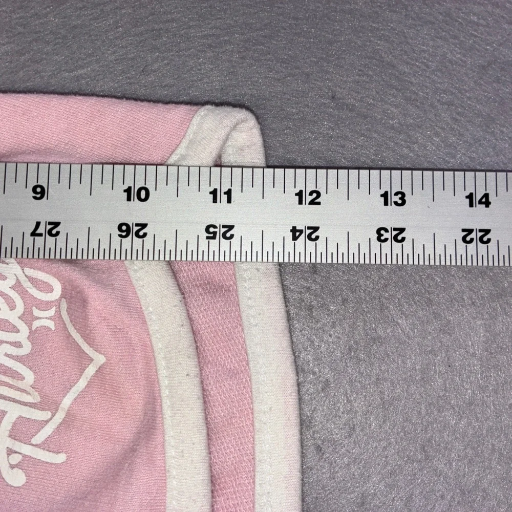 Hurley Shorts Girls XL Pink Heart Logo Dolphin Hem Athletic Casual